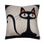 Cushion Cat Silhouette
